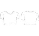 Т 03-301 Топик рукав-футболка (хлопок)
